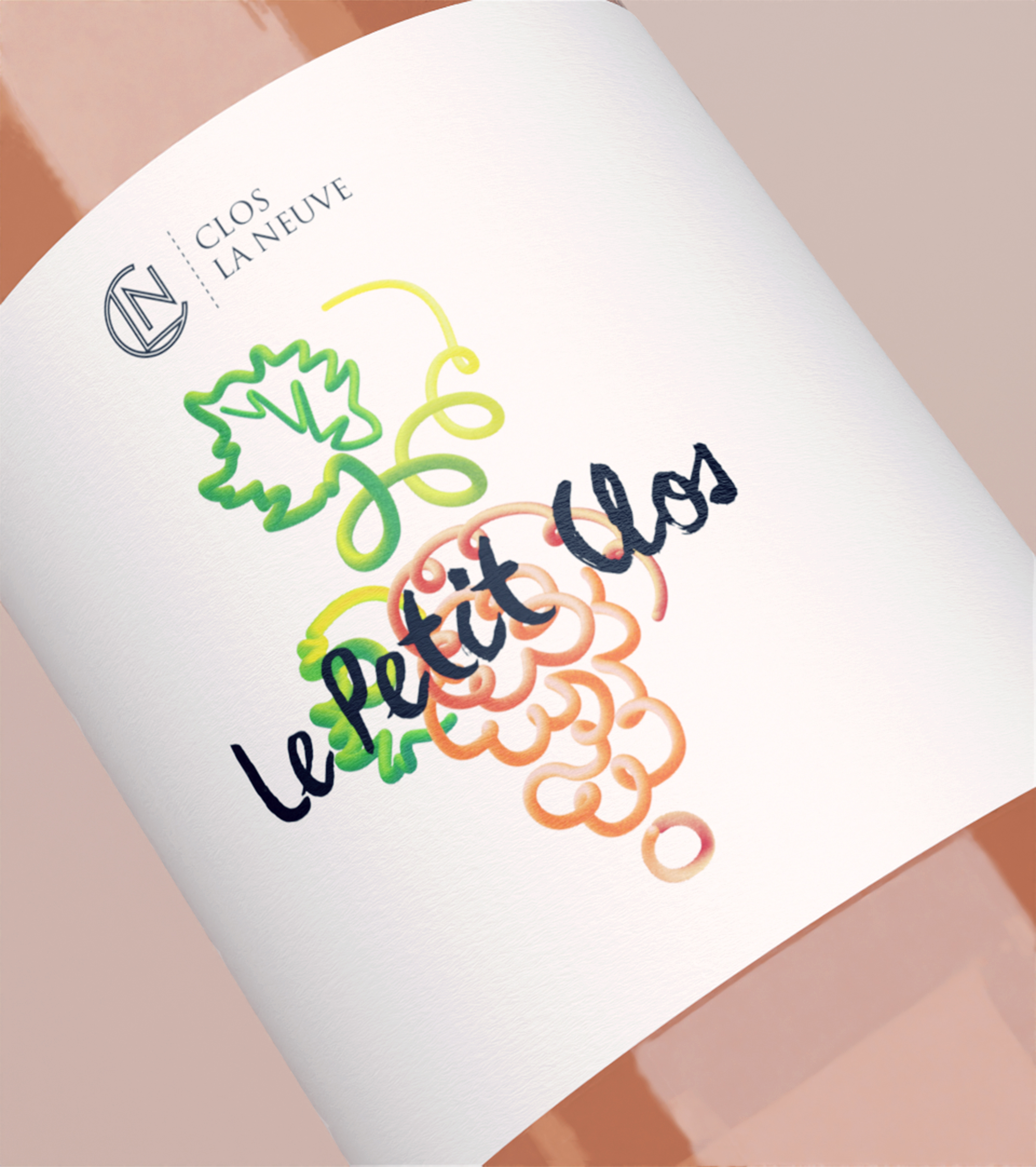 Clos La Neuve Petit Clos, design graphique et direction artistique, RAAD Aix en Provence